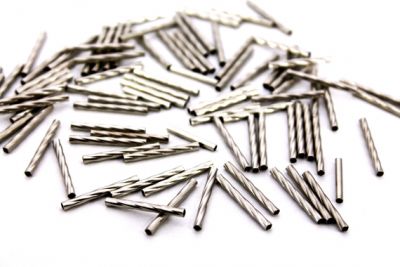 2x20 mm BURGULU YUVARLAK DÜZ BORU, NİKEL KAPLAMA #1180N - 2