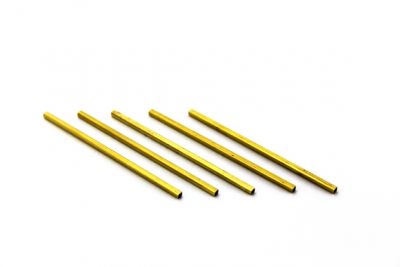 2x2x60 mm KARE DÜZ BORU, HAM PİRİNÇ - 2