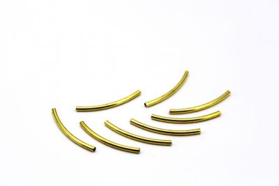 2x30 mm YUVARLAK KAVİSLİ BORU, HAM PİRİNÇ - 2