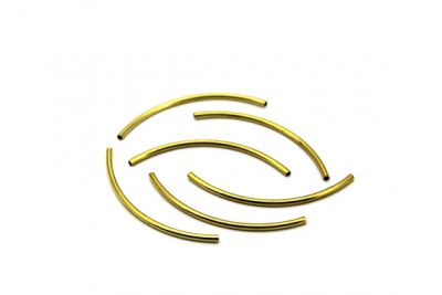 2x50 mm YUVARLAK KAVİSLİ BORU, HAM PİRİNÇ - 2