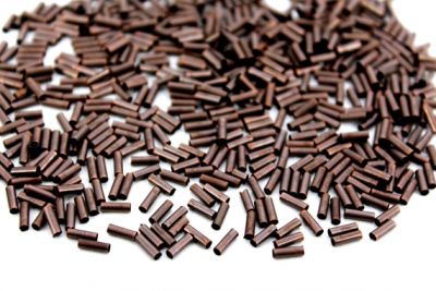 2x6 mm YUVARLAK DÜZ BORU, BAKIR KAPLAMA #1186B - 2