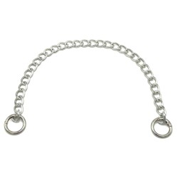 30 cm ALÜMİNYUM HAFİF HAZIR ÇANTA ZİNCİRİ, GÜMÜŞ RENK ( KARARMAZ ) 1. KALİTE Z-138G30 - ERTÜRK