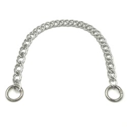 30 cm ALÜMİNYUM HAFİF HAZIR ÇANTA ZİNCİRİ, GÜMÜŞ RENK ( KARARMAZ ) 1. KALİTE Z-140G30 - ERTÜRK