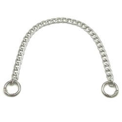 30 cm ALÜMİNYUM HAFİF HAZIR ÇANTA ZİNCİRİ, GÜMÜŞ RENK ( KARARMAZ ) 1. KALİTE Z-162G30 - ERTÜRK