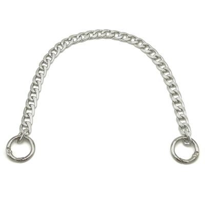 30 cm ALÜMİNYUM HAFİF HAZIR ÇANTA ZİNCİRİ, GÜMÜŞ RENK ( KARARMAZ ) 1. KALİTE Z-162G30 - 1