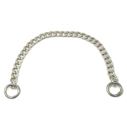 30 cm ALÜMİNYUM HAFİF HAZIR ÇANTA ZİNCİRİ, GÜMÜŞ RENK ( KARARMAZ ) 1. KALİTE Z-163G30 - ERTÜRK