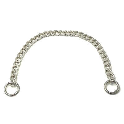 30 cm ALÜMİNYUM HAFİF HAZIR ÇANTA ZİNCİRİ, GÜMÜŞ RENK ( KARARMAZ ) 1. KALİTE Z-163G30 - 1