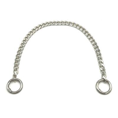 30 cm ALÜMİNYUM HAFİF HAZIR ÇANTA ZİNCİRİ, GÜMÜŞ RENK ( KARARMAZ ) 1. KALİTE Z-164G30 - 1