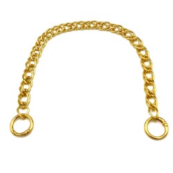 30 cm ALÜMİNYUM HAFİF HAZIR ÇANTA ZİNCİRİ, SARI RENK ( KARARMAZ ) 1. KALİTE Z-140SA30 - ERTÜRK