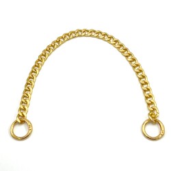 30 cm ALÜMİNYUM HAFİF HAZIR ÇANTA ZİNCİRİ, SARI RENK ( KARARMAZ ) 1. KALİTE Z-162SA30 - ERTÜRK