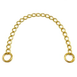 30 cm ALÜMİNYUM HAFİF HAZIR ÇANTA ZİNCİRİ, SARI RENK ( KARARMAZ ) 1. KALİTE Z-28SA30 - ERTÜRK