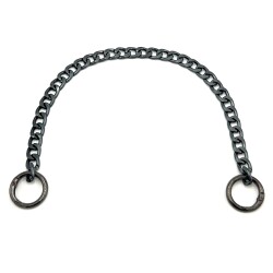 30 cm ALÜMİNYUM HAFİF HAZIR ÇANTA ZİNCİRİ, SİYAH RENK ( KARARMAZ ) 1. KALİTE Z-162Sİ30 - ERTÜRK