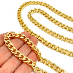 30 cm ALÜMİNYUM HAFİF HAZIR ÇANTA ZİNCİRİ, SARI RENK ( KARARMAZ ) 1. KALİTE Z-164SA30 - 2