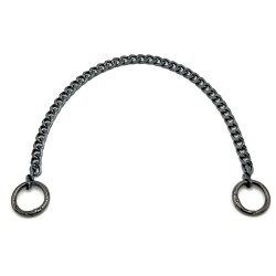 30 cm ALÜMİNYUM HAFİF HAZIR ÇANTA ZİNCİRİ, SİYAH RENK ( KARARMAZ ) 1. KALİTE Z-164Sİ30 - ERTÜRK