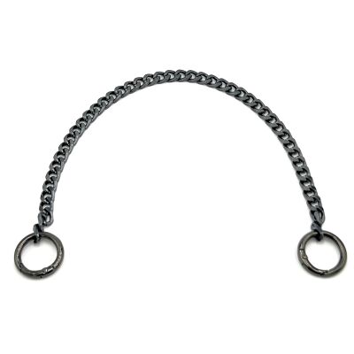 30 cm ALÜMİNYUM HAFİF HAZIR ÇANTA ZİNCİRİ, SİYAH RENK ( KARARMAZ ) 1. KALİTE Z-164Sİ30 - 1