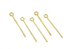 30 mm, HALKALI TAKI ÇİVİSİ, HAM PİRİNÇ - ERTÜRK