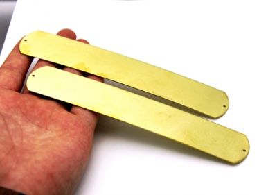 30x160 mm DÜZ BİLEZİK MODELİ, HAM PİRİNÇ - 4