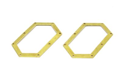 32x54 mm ALTIGEN DESENLİ PUL, HAM PİRİNÇ #1420H - 2