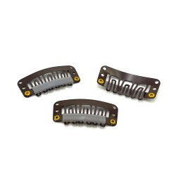 33 mm BEBEK ÇIT ÇIT TOKA, KAHVE KAPLAMA - 2