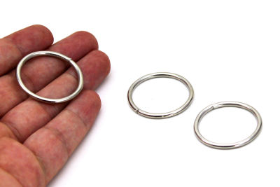 33 mm YUVARLAK AÇIK HALKA, DEMİR NİKEL KAPLAMALI - 2