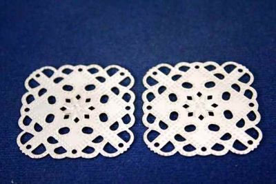 36x36 mm DESENLİ KARE PUL, NİKEL KAPLAMA #420N - 2