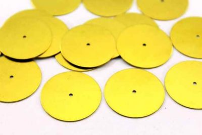 25 mm YUVARLAK ORTASI DELİK PUL, HAM PİRİNÇ #4H-ORTASI-DELİK - 2