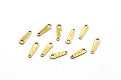 3x10 mm, ÇELİK YAZILI UÇ, GOLD RENK, 1. KALİTE KARARMAZ - 1