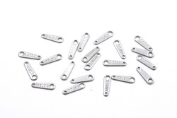 3x10 mm, ÇELİK YAZILI UÇ, GÜMÜŞ RENK, 1. KALİTE KARARMAZ - ERTÜRK