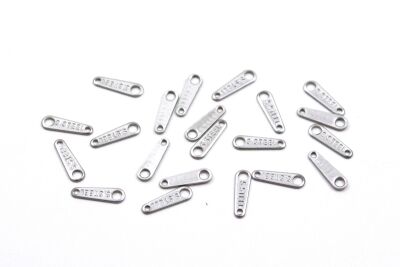 3x10 mm, ÇELİK YAZILI UÇ, GÜMÜŞ RENK, 1. KALİTE KARARMAZ - 1