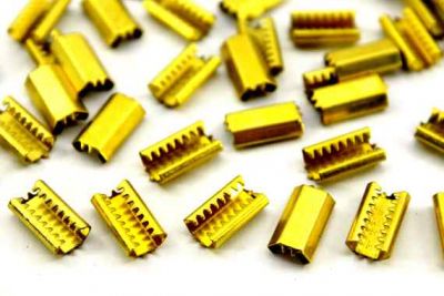 7x12 mm DİŞLİ SIKIŞTIRMA, HAM PİRİNÇ #158H - 2