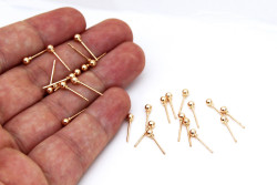 3x15 mm TOPLU KÜPE İĞNESİ, ROSE KAPLAMA - Thumbnail