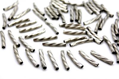 3x20 mm BURGULU YUVARLAK KAVİSLİ BORU, NİKEL KAPLAMA #1179N - 2