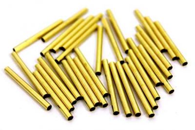 3x30 mm YUVARLAK DÜZ BORU, HAM PİRİNÇ #1167H - 2