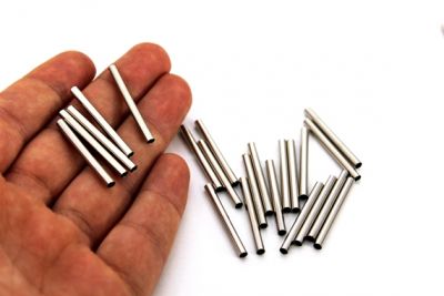 3x30 mm YUVARLAK DÜZ BORU, NİKEL KAPLAMA #1167N - 3