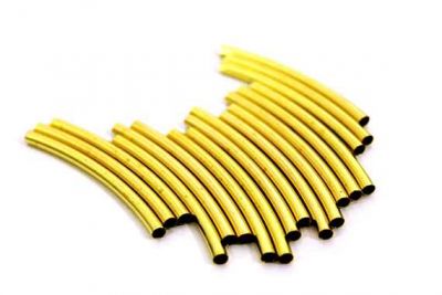 3x40 mm YUVARLAK KAVİSLİ BORU, HAM PİRİNÇ #1150H - 2