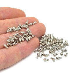 3x6 mm DAMLA ŞEKİLLİ PRİNÇ SALLANTI, NİKEL KAPLAMA - ERTÜRK