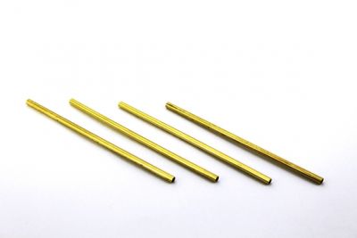 3x80 mm YUVARLAK DÜZ BORU, HAM PİRİNÇ - 3