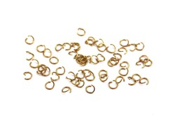 4 mm, ÇELİK MONTAJ HALKASI, TEL KALINLIĞI : 0.50 mm, GOLD RENK, 1. KALİTE KARARMAZ - ERTÜRK