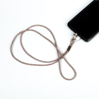 4 MM TAŞLI İP HAZIR TELEFON BOYUN ASKI AKSESUARI - 100 CM - 4