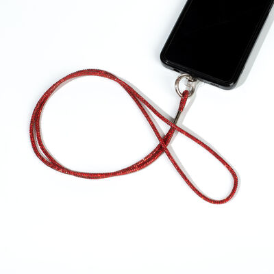 4 MM TAŞLI İP HAZIR TELEFON BOYUN ASKI AKSESUARI - 100 CM - 15