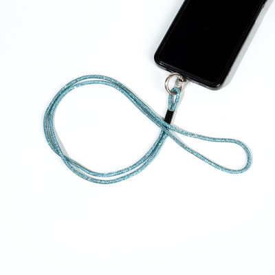 4 MM TAŞLI İP HAZIR TELEFON BOYUN ASKI AKSESUARI - 100 CM - 17