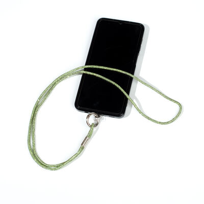 4 MM TAŞLI İP HAZIR TELEFON BOYUN ASKI AKSESUARI - 100 CM - 19