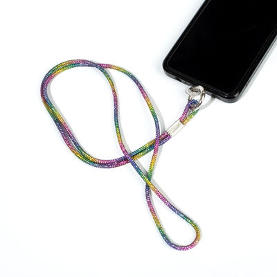 4 MM TAŞLI İP HAZIR TELEFON BOYUN ASKI AKSESUARI - 100 CM - 24