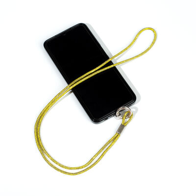 4 MM TAŞLI İP HAZIR TELEFON BOYUN ASKI AKSESUARI - 100 CM - 57
