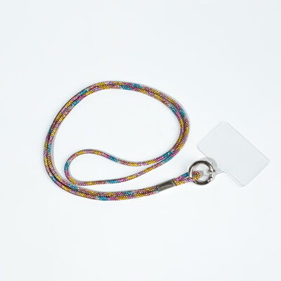 4 MM TAŞLI İP HAZIR TELEFON BOYUN ASKI AKSESUARI - 100 CM - 61