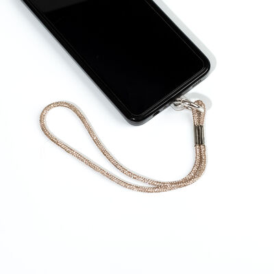 4 MM TAŞLI İP HAZIR TELEFON EL ASKI AKSESUARI - 42 CM - 7