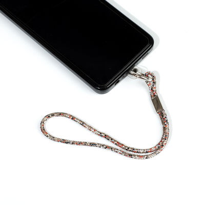 4 MM TAŞLI İP HAZIR TELEFON EL ASKI AKSESUARI - 42 CM - 12