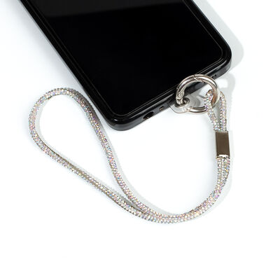 4 MM TAŞLI İP HAZIR TELEFON EL ASKI AKSESUARI - 42 CM - 29