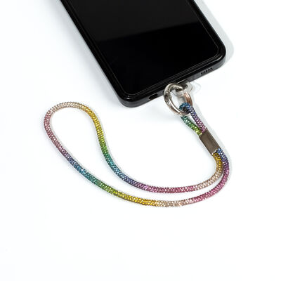 4 MM TAŞLI İP HAZIR TELEFON EL ASKI AKSESUARI - 42 CM - 32