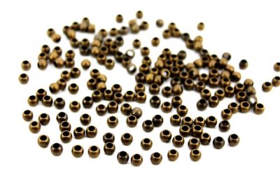 5 mm YUVARLAK TORNA MİSKET, ANTİK SARI KAPLAMA #196AS - 2
